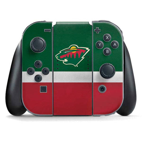 NHL Minnesota Wild Jersey Nintendo Switch (2017-2021) Joy-Con Controller Skin