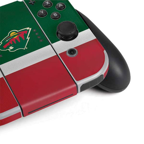 NHL Minnesota Wild Jersey Nintendo Switch OLED (2021) Skin