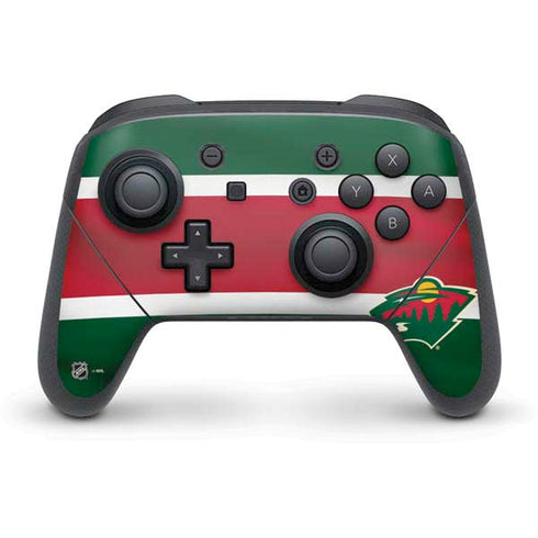 NHL Minnesota Wild Jersey Nintendo Switch Pro Controller Skin