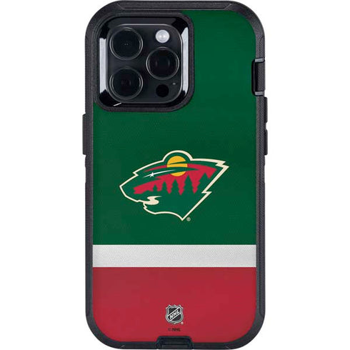 NHL Minnesota Wild Jersey Otterbox Defender iPhone Skin