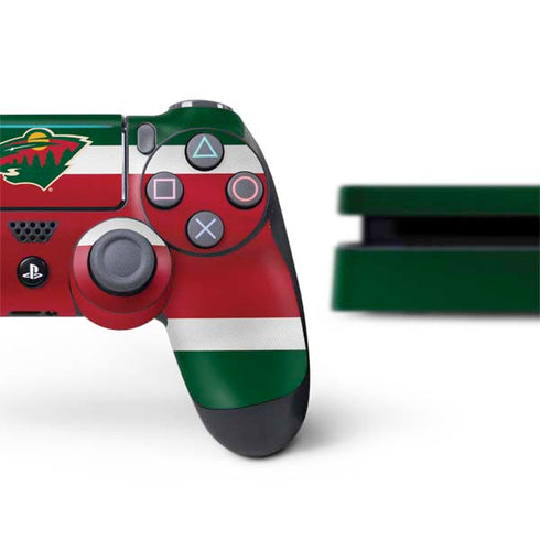 NHL Minnesota Wild Jersey PS4 Slim Bundle Skin