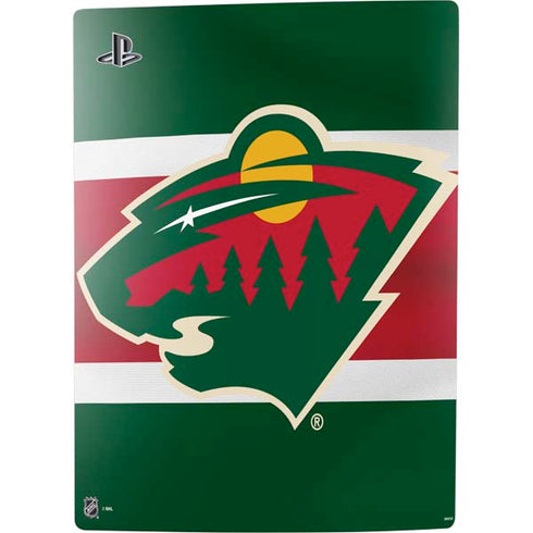 NHL Minnesota Wild Jersey PS5 Digital Edition Console Skin