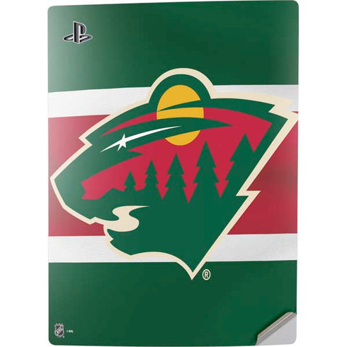 NHL Minnesota Wild Jersey PS5 Digital Edition Console Skin
