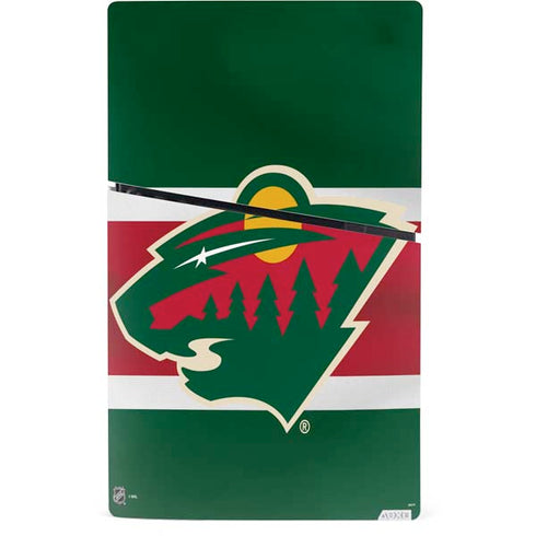 NHL Minnesota Wild Jersey PS5 Slim Digital Edition Console Skin