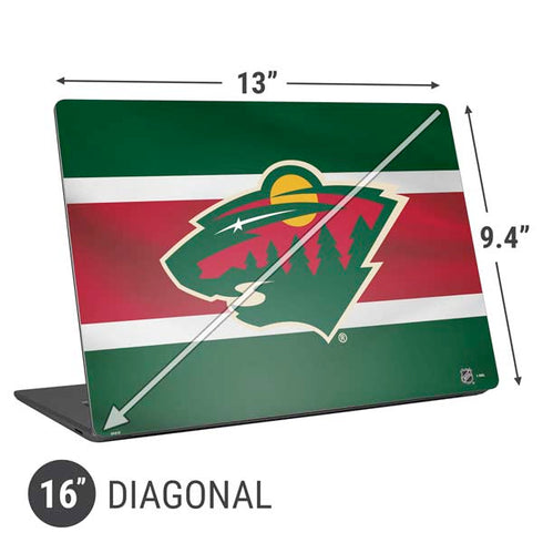 NHL Minnesota Wild Jersey Universal Laptop 16in (13 x 9.4in) Skin