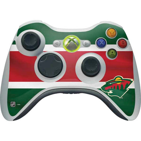 NHL Minnesota Wild Jersey Xbox 360 Wireless Controller Skin
