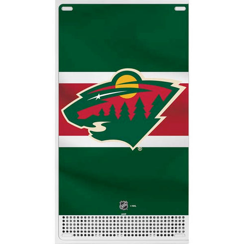 NHL Minnesota Wild Jersey Xbox Series S Console Skin