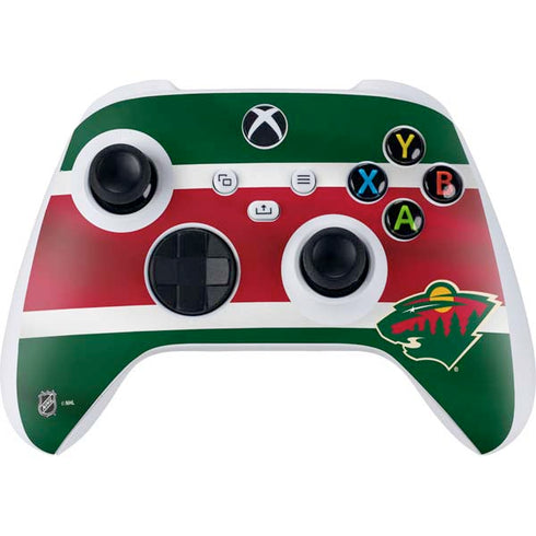 NHL Minnesota Wild Jersey Xbox Series S Controller Skin