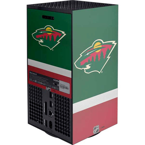 NHL Minnesota Wild Jersey Xbox Series X Console Skin