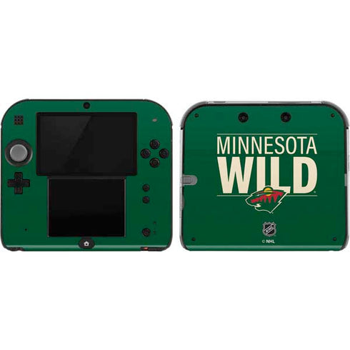 NHL Minnesota Wild Lineup Nintendo 2DS Skin