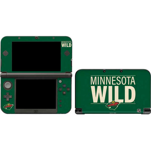 NHL Minnesota Wild Lineup 3DS XL 2015 Skin