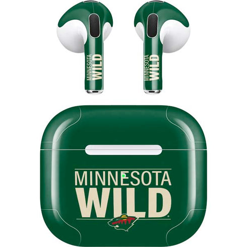 NHL Minnesota Wild Lineup Apple AirPods (3rd Gen 2021) Skin