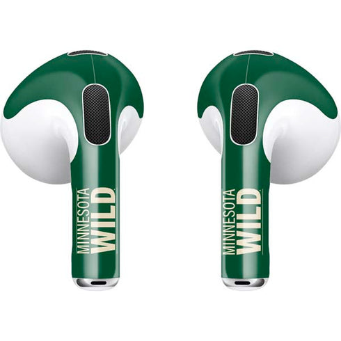 NHL Minnesota Wild Lineup Apple AirPods (3rd Gen 2021) Skin