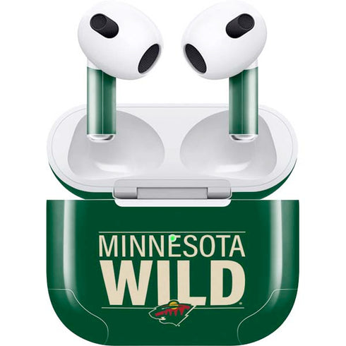 NHL Minnesota Wild Lineup Apple AirPods (3rd Gen 2021) Skin