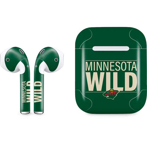 NHL Minnesota Wild Lineup Apple AirPods Skin