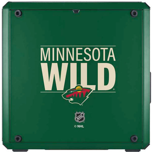 NHL Minnesota Wild Lineup Cooler Master MasterBox Q300L Mini Tower Skin