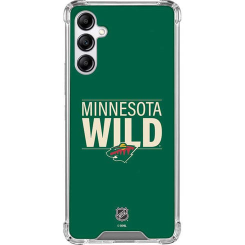 NHL Minnesota Wild Lineup Galaxy A14 5G Clear Case