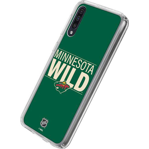 NHL Minnesota Wild Lineup Galaxy A50 Clear Case