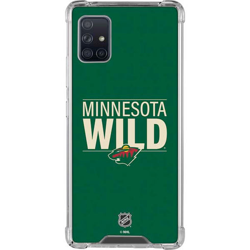 NHL Minnesota Wild Lineup Galaxy A51 5G Clear Case