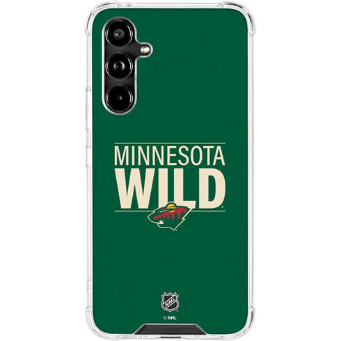 NHL Minnesota Wild Lineup Galaxy A54 5G Clear Case