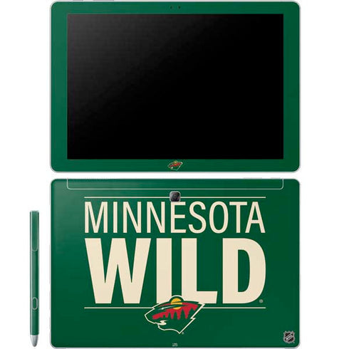 NHL Minnesota Wild Lineup Galaxy Book 12in Skin