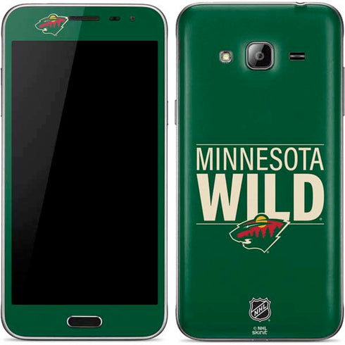 NHL Minnesota Wild Lineup Galaxy J3 Skin