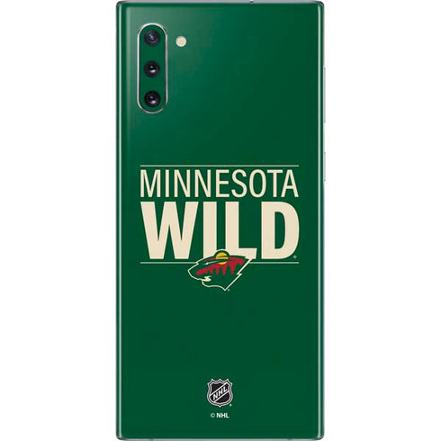 NHL Minnesota Wild Lineup Galaxy Note 10 Skin