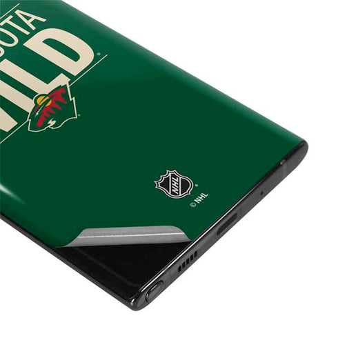 NHL Minnesota Wild Lineup Galaxy Note 10 Skin