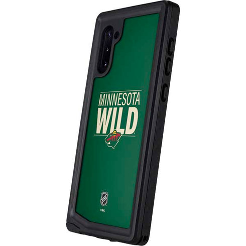 NHL Minnesota Wild Lineup Galaxy Note 10 Waterproof Case
