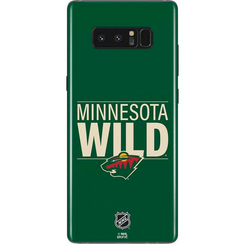NHL Minnesota Wild Lineup Galaxy Note 8 Skin