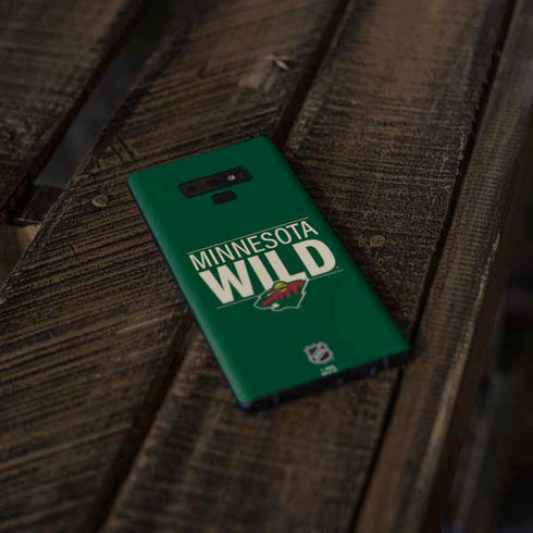 NHL Minnesota Wild Lineup Galaxy Note 9 Skin