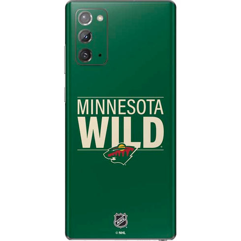 NHL Minnesota Wild Lineup Galaxy Note20 5G Skin