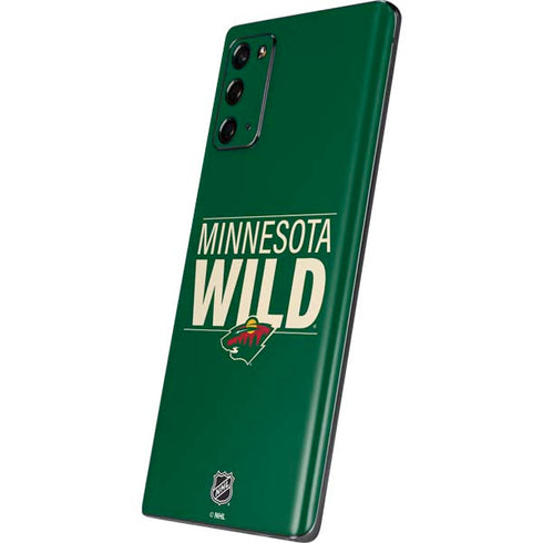 NHL Minnesota Wild Lineup Galaxy Note20 5G Skin