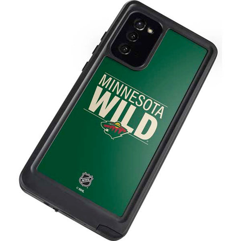 NHL Minnesota Wild Lineup Galaxy Note20 5G Waterproof Case
