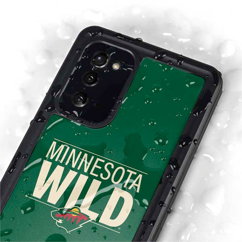 NHL Minnesota Wild Lineup Galaxy Note20 5G Waterproof Case