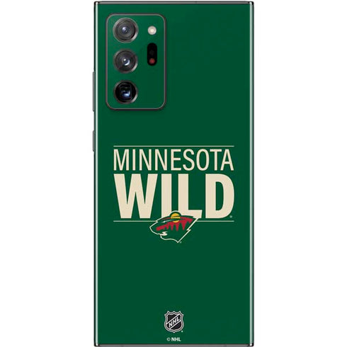 NHL Minnesota Wild Lineup Galaxy Note20 Ultra 5G Skin