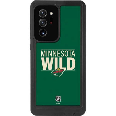 NHL Minnesota Wild Lineup Galaxy Note20 Ultra 5G Waterproof Case