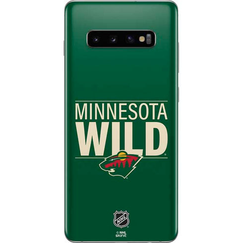 NHL Minnesota Wild Lineup Galaxy S10 Plus Skin