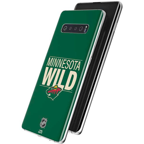 NHL Minnesota Wild Lineup Galaxy S10 Plus Skin