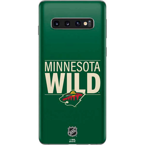 NHL Minnesota Wild Lineup Galaxy S10 Skin