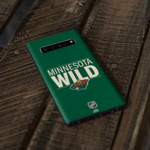 NHL Minnesota Wild Lineup Galaxy S10 Skin