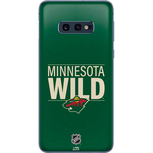 NHL Minnesota Wild Lineup Galaxy S10e Skin