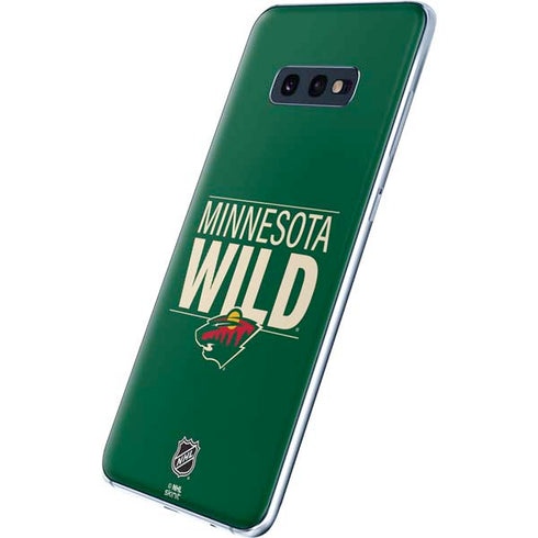 NHL Minnesota Wild Lineup Galaxy S10e Skin