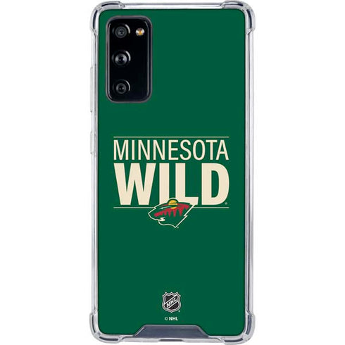 NHL Minnesota Wild Lineup Galaxy S20 FE Clear Case