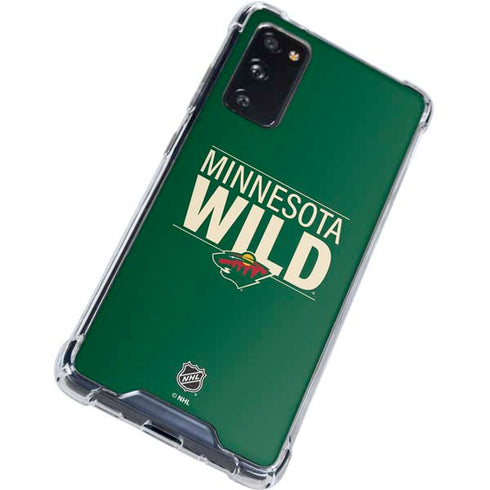NHL Minnesota Wild Lineup Galaxy S20 FE Clear Case