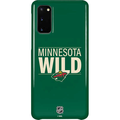 NHL Minnesota Wild Lineup Galaxy S20 Lite Case