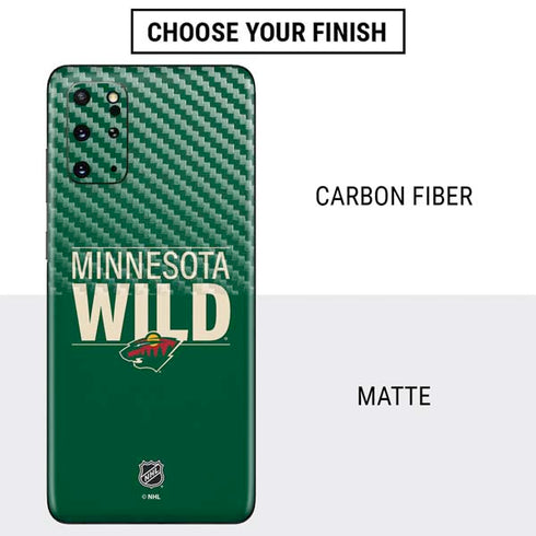 NHL Minnesota Wild Lineup Galaxy S20 Plus Skin