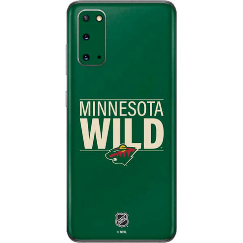 NHL Minnesota Wild Lineup Galaxy S20 Skin