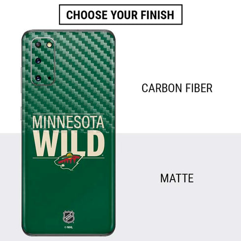 NHL Minnesota Wild Lineup Galaxy S20 Skin