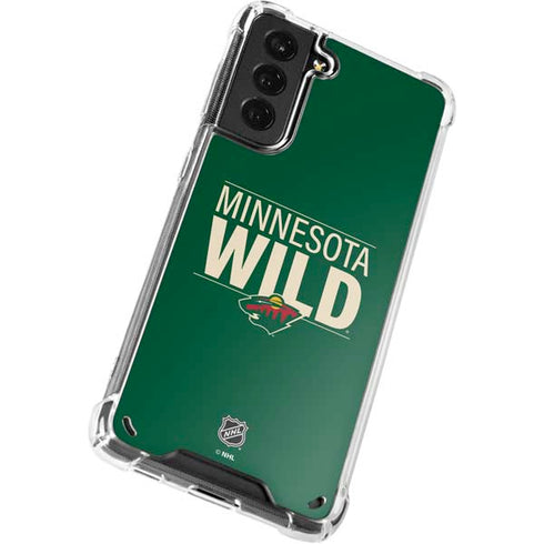 NHL Minnesota Wild Lineup Galaxy S21 5G Clear Case